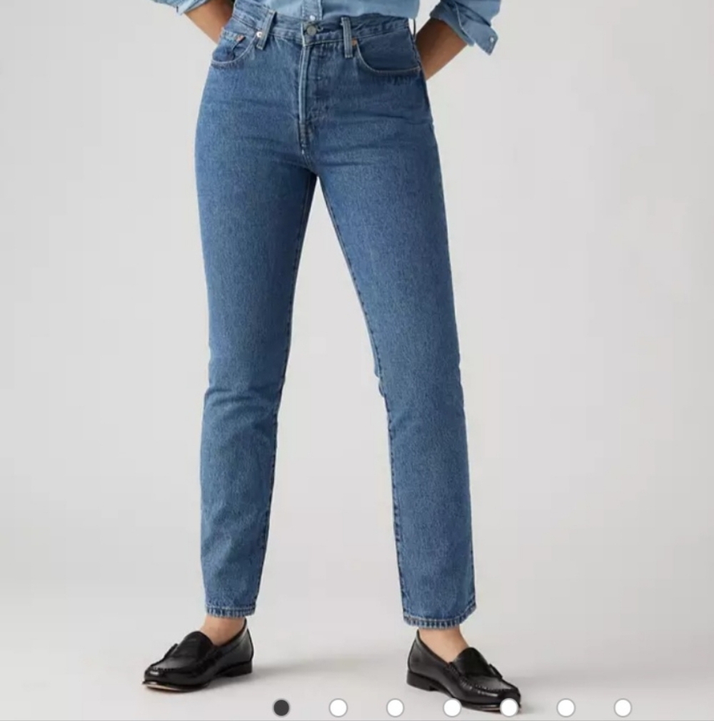 Levis 501 Classic Blue Denim Jeans W33 L30